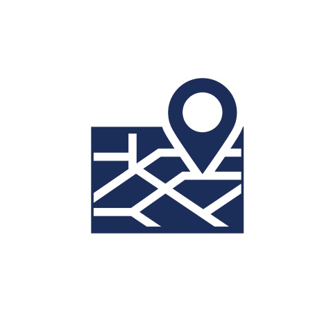 map and pin icon